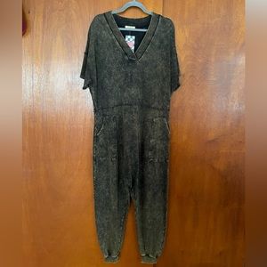 Zenana Mineral Wash Jumpsuit